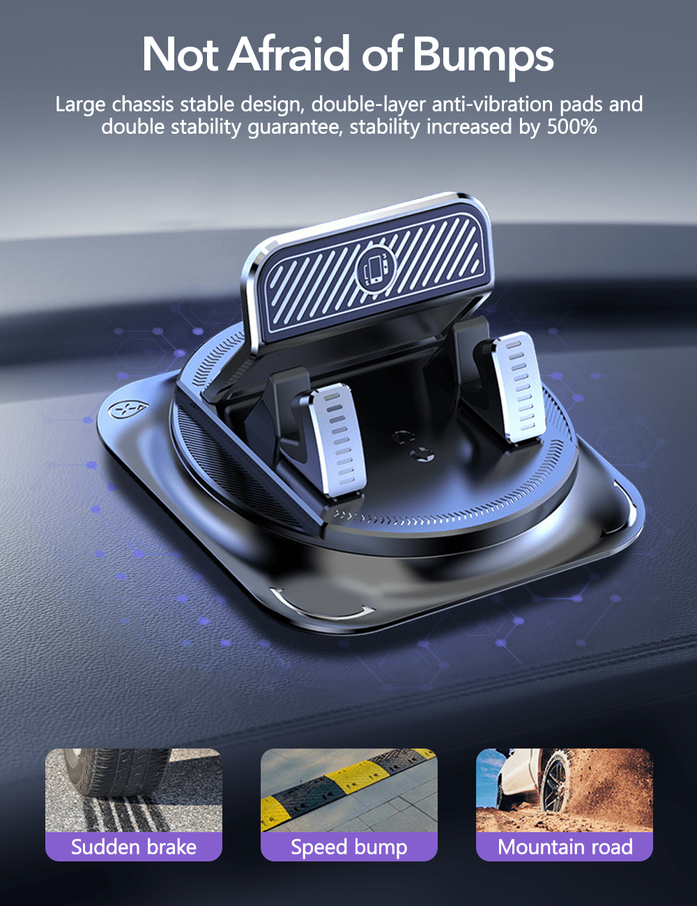 Dashboard Phone Holder for Tesla - Teskay