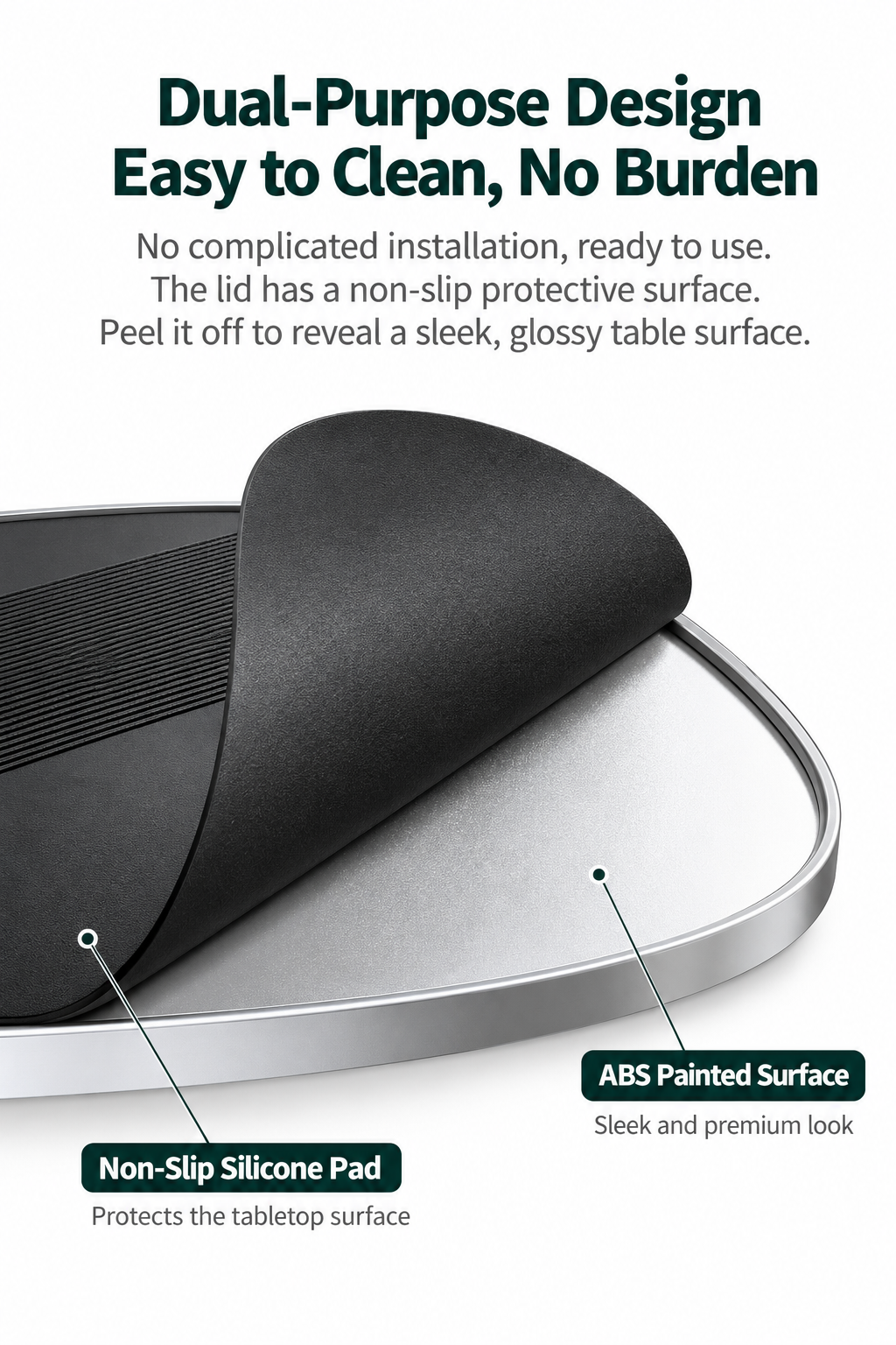 360° Rotating Floating Tray Table for Tesla Model 3/Y/S/X