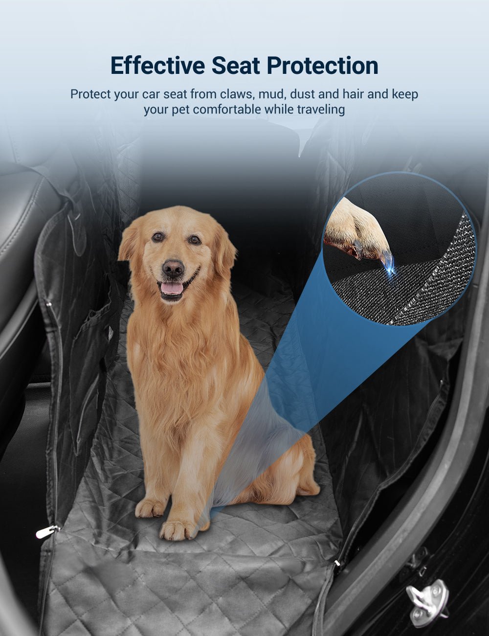 Dog Seat Cover for Tesla Model 3/Y/S/X/Cybertruck - Teskay