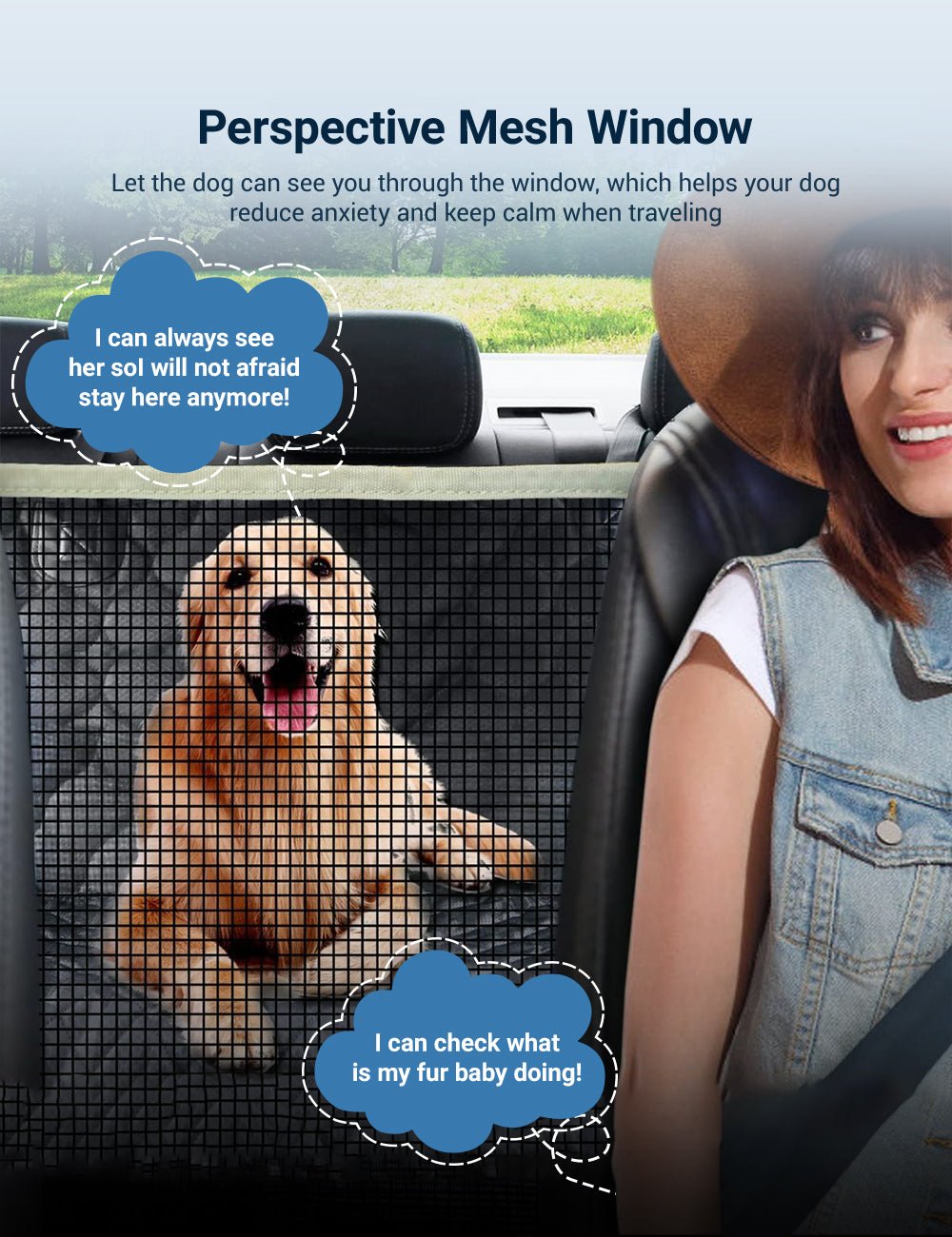 Dog Seat Cover for Tesla Model 3/Y/S/X/Cybertruck - Teskay