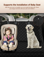 Dog Seat Cover With Double Zipper for Model 3/Y/S/X/Cybertruck - Teskay