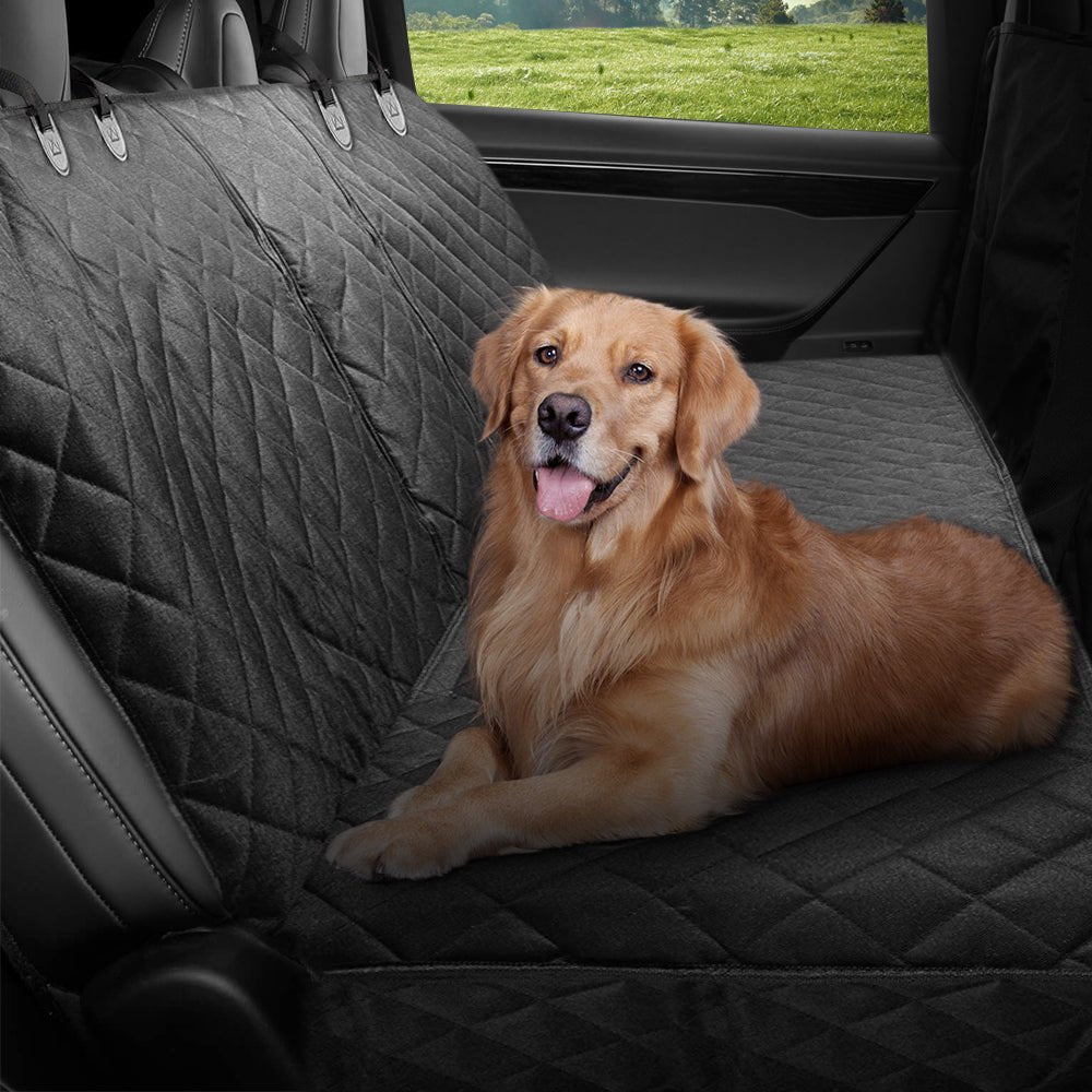 Dog Seat Cover With Double Zipper for Model 3/Y/S/X/Cybertruck - Teskay