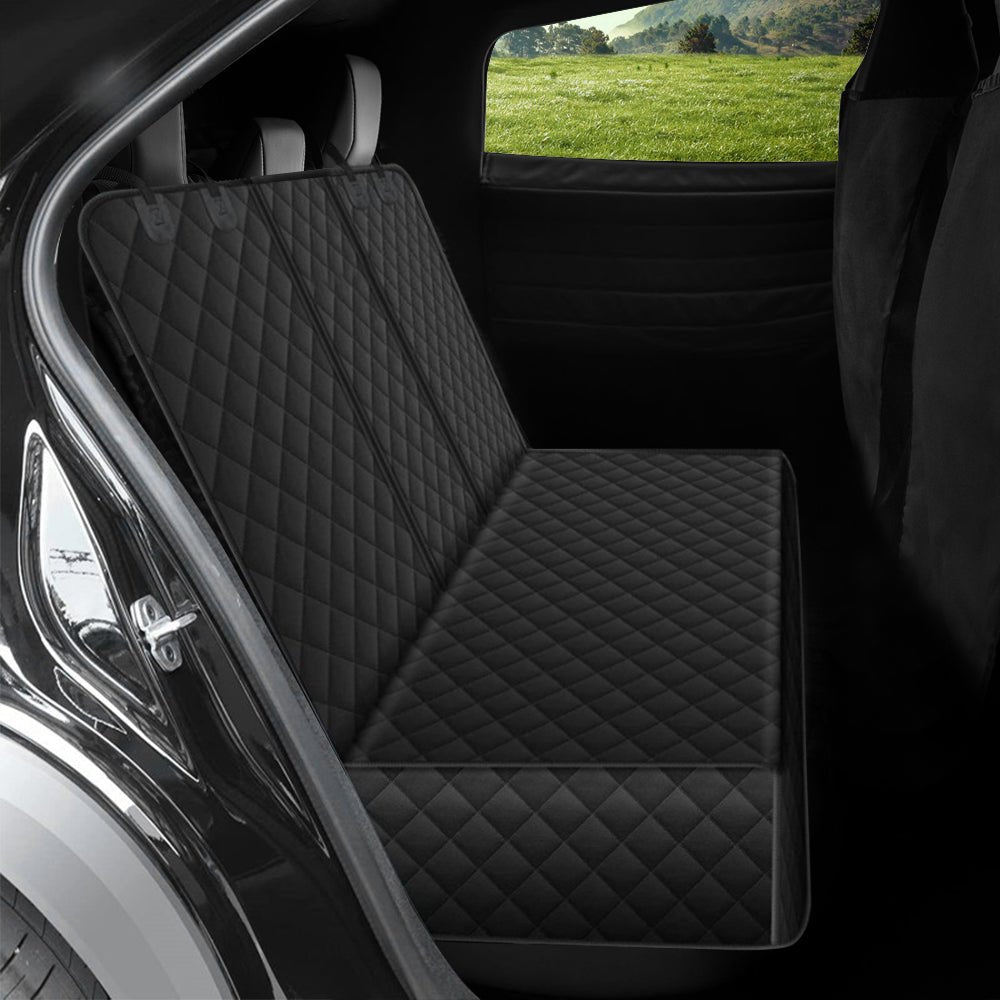 Dog Seat Cover With Double Zipper for Model 3/Y/S/X/Cybertruck - Teskay