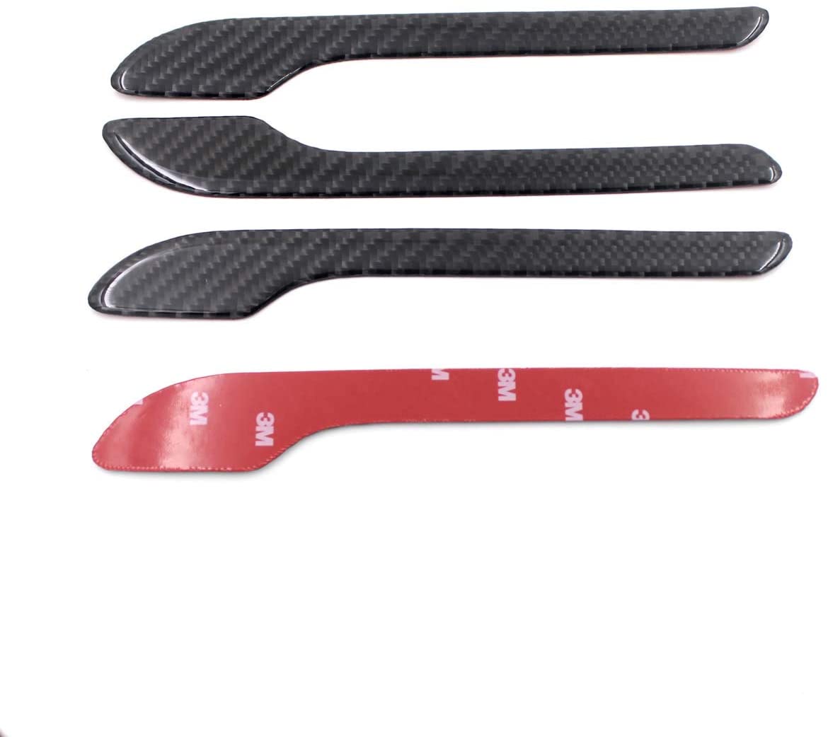 Carbon Fiber Door Handle Protector Covers Tesla Model 3/Y - Teskay