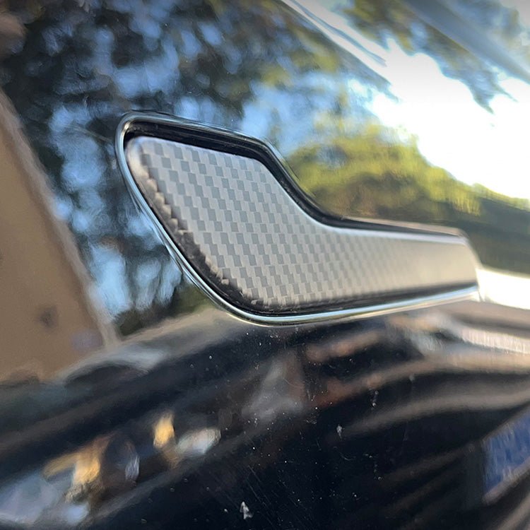 Carbon Fiber Door Handle Protector Covers Tesla Model 3/Y - Teskay
