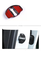 Real Dry Carbon Fiber Door Lock Cover for Tesla Model 3 & Model Y - Teskay