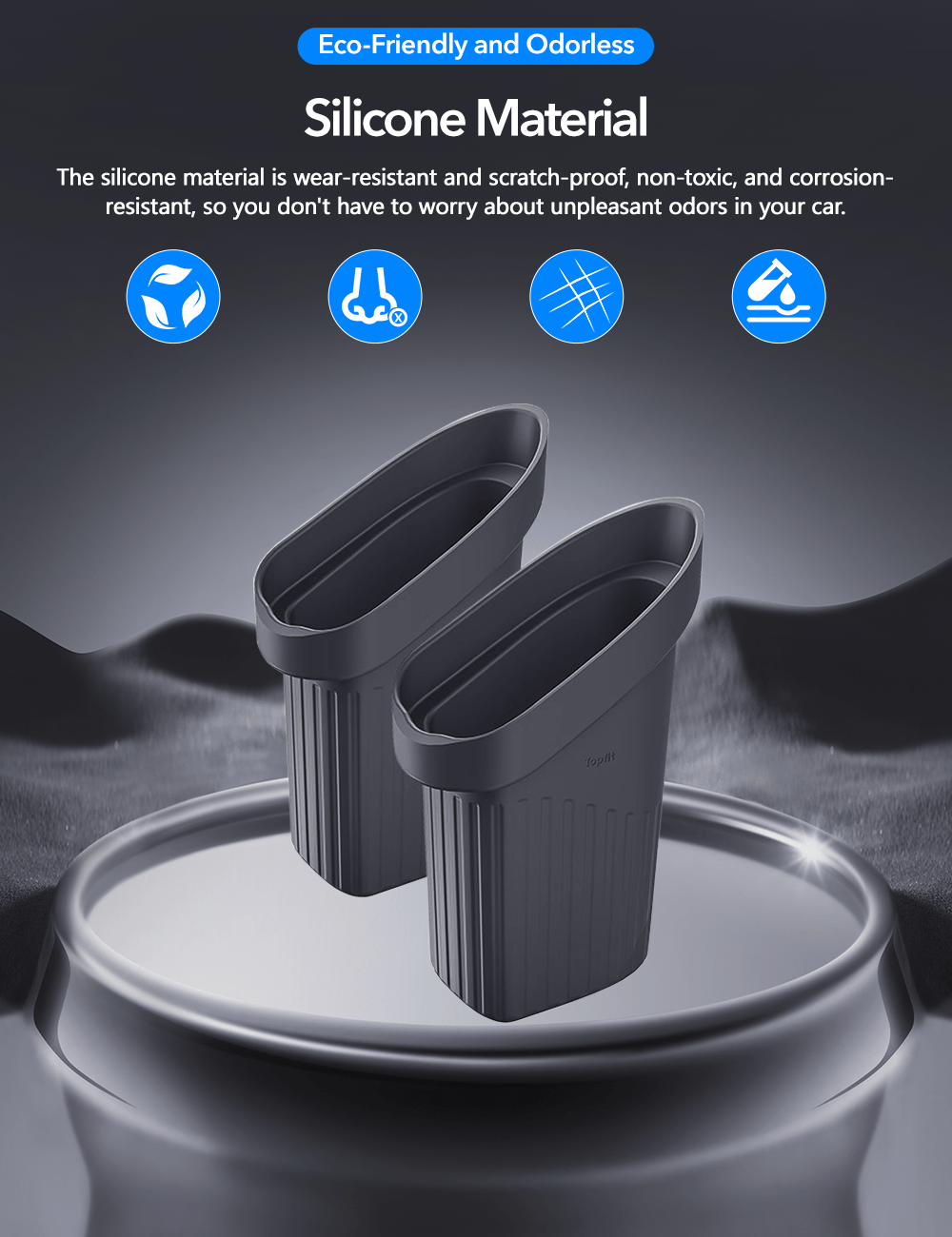 Door Side Storage trash can For Tesla Model 3/Y【2pcs】