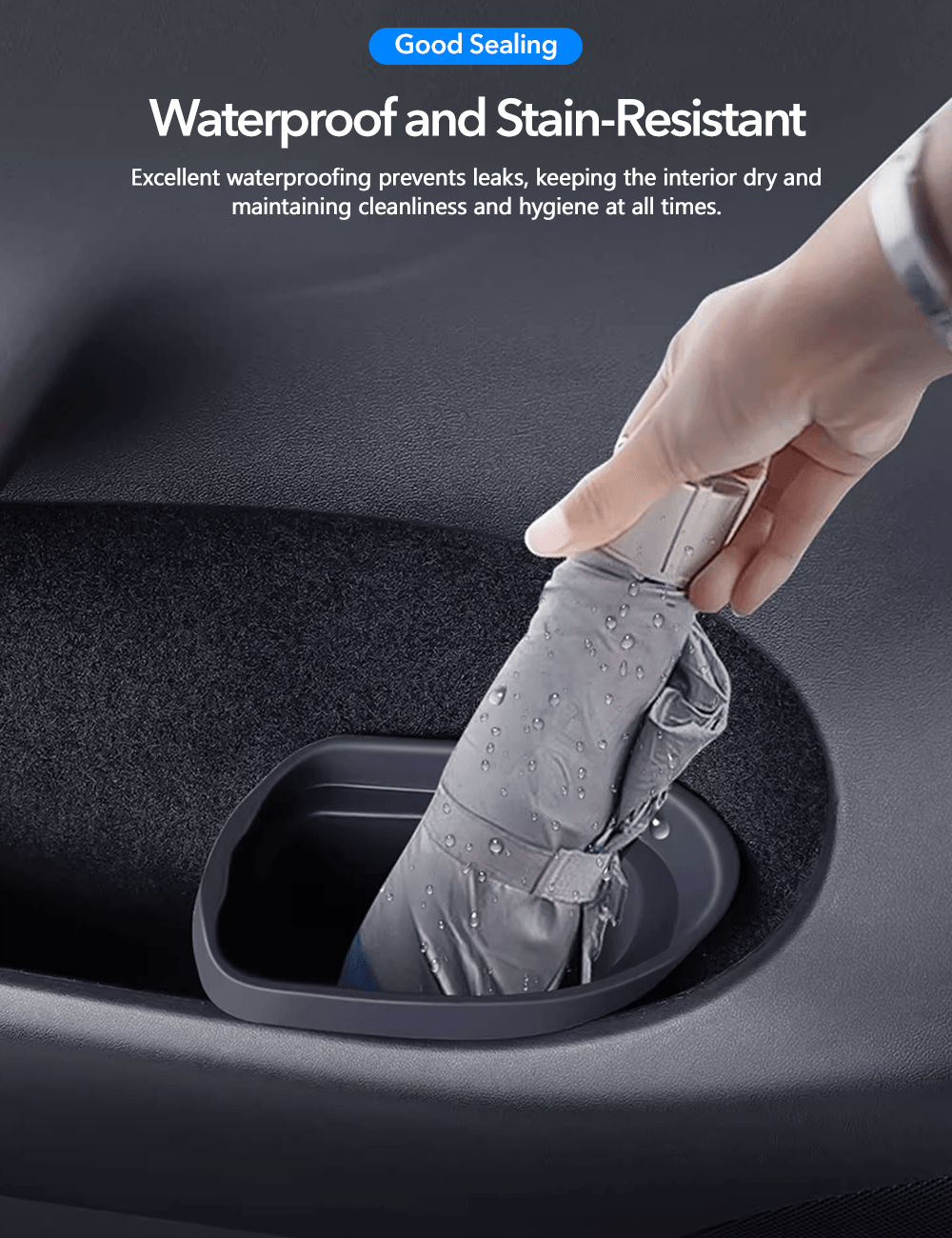 Door Side Storage trash can For Tesla Model 3/Y【2pcs】