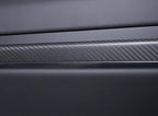 Door Trim Dry Carbon Fiber Overlay for Tesla Model S/X - Teskay