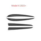 Door Trim Dry Carbon Fiber Overlay for Tesla Model S/X - Teskay