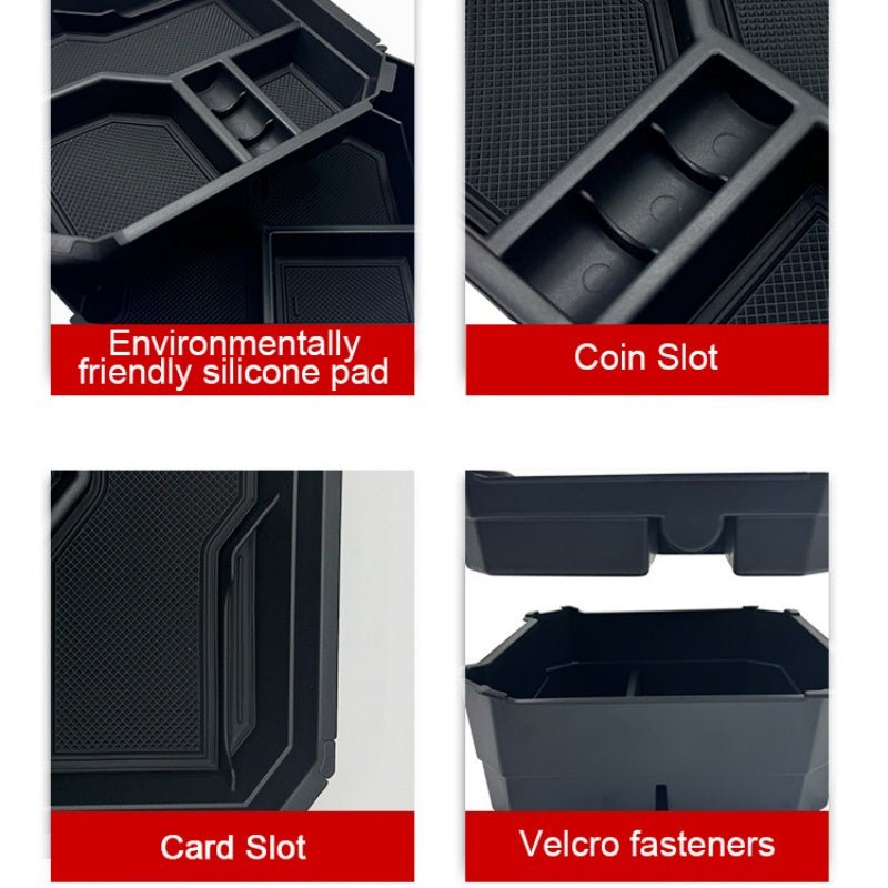 Double-layer Center Console Storage Tray for Tesla Cybertruck
