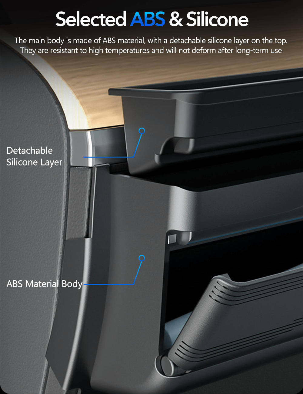 Driver Mini Glove Box for Tesla Model 3 & Model Y