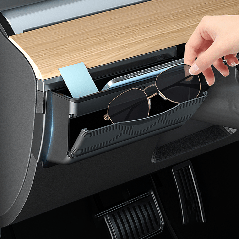 Driver Mini Glove Box for Tesla Model 3 & Model Y