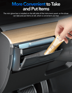 Driver Mini Glove Box for Tesla Model 3 & Model Y