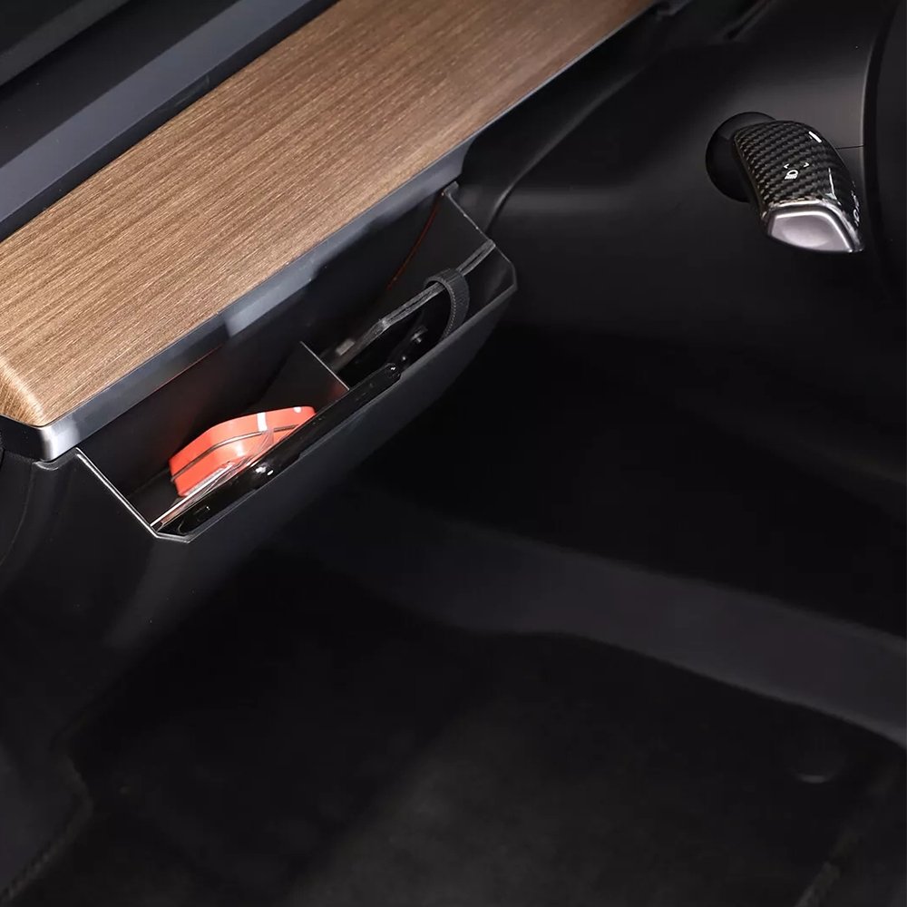 Driver Side Dash Panel Storage Box for Tesla Model Y/3 2021-2023 Model 3 & 2020-2024 Model Y Dash Panel Storage Box Left Hand Driver (LHD)