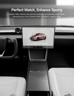 Dry Carbon Fiber Center Console Cover For Tesla Model Y Juniper / Model 3 Highland - Teskay