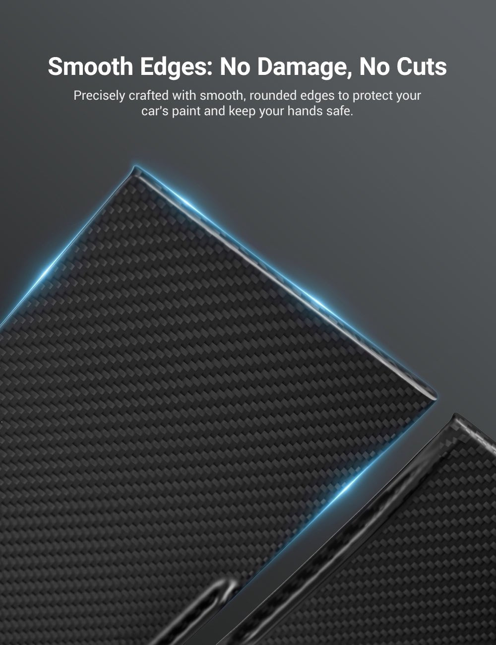 Dry Carbon Fiber Center Console Cover For Tesla Model Y Juniper / Model 3 Highland - Teskay