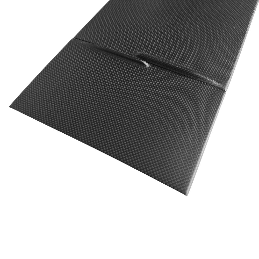 Dry Carbon Fiber Center Console Cover For Tesla Model Y Juniper / Model 3 Highland - Teskay