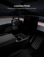 Dry Carbon Fiber Center Console Cup Holder for Tesla Cybertruck - Teskay