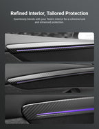 Dry Carbon Fiber Door Trim Cover for Tesla Model Y Juniper - Teskay