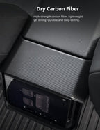Dry Carbon Fiber Rear Screen Frame Cover / Frame Full Wrap for Tesla Cybertruck - Teskay