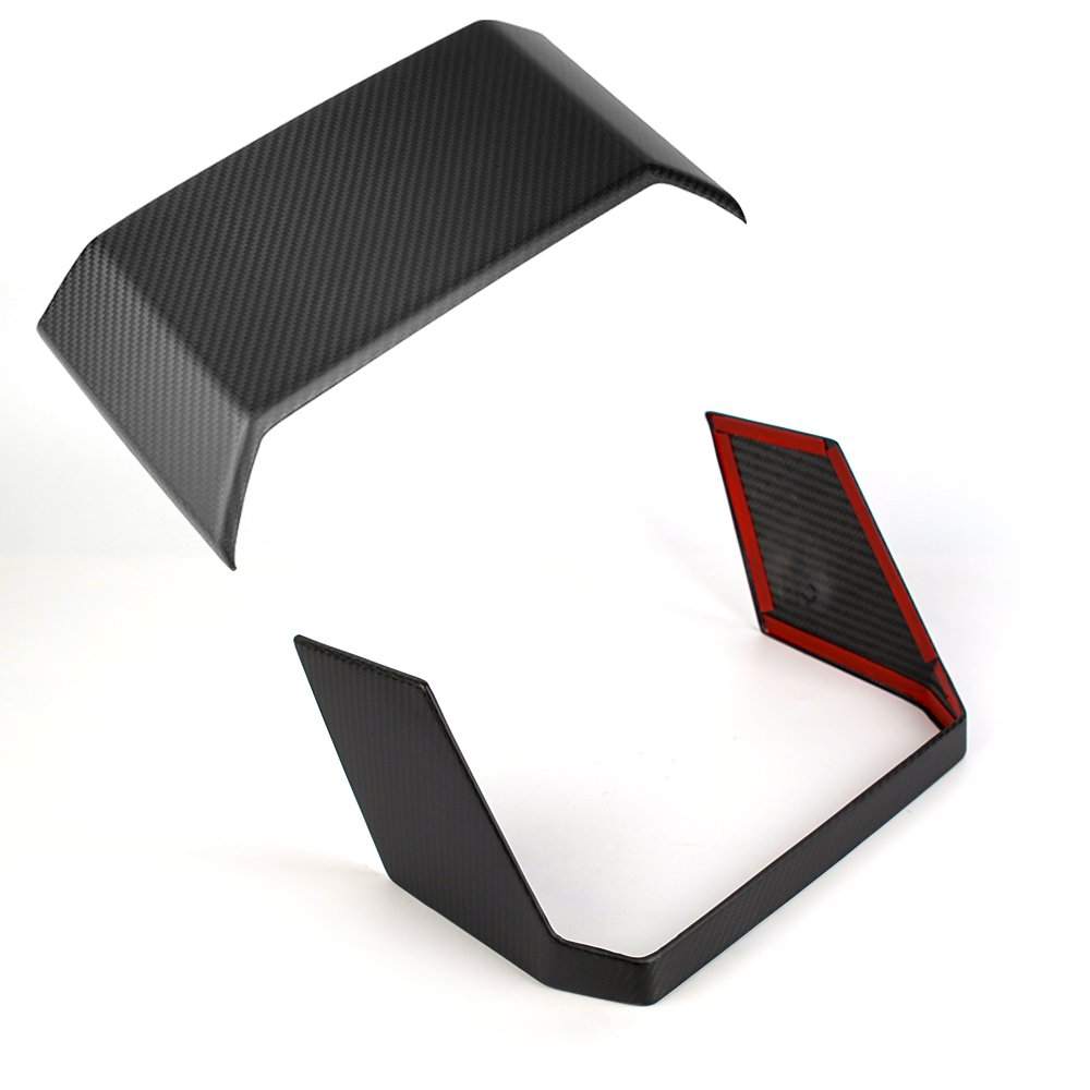 Dry Carbon Fiber Rear Screen Frame Cover / Frame Full Wrap for Tesla Cybertruck - Teskay