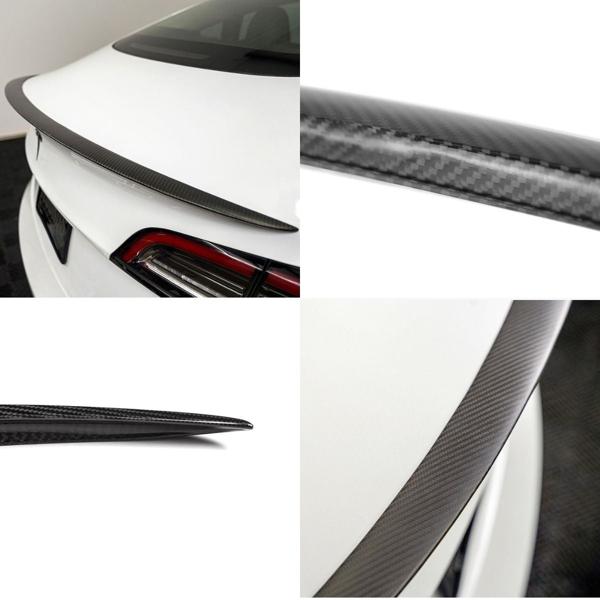 Highland Dry Carbon Fiber Performance Spoiler for Tesla Model 3/Y - Teskay
