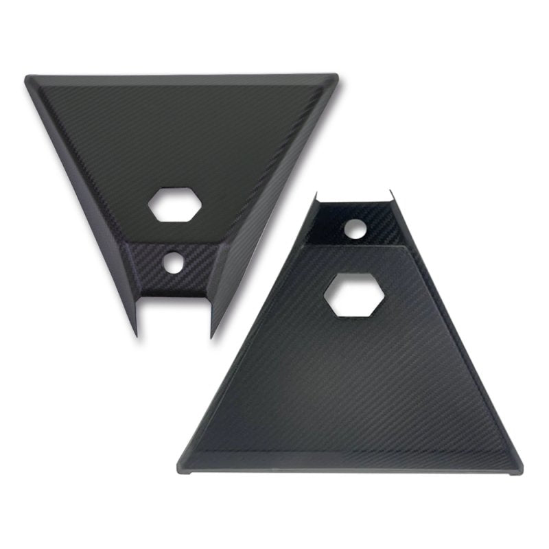 Cybertruck carbon fiber warning light cover - Teskay6