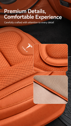 Tesla Model 3/Y/S/X/YL Cooling Ice Silk Seat Cushions – Breathable All-Season