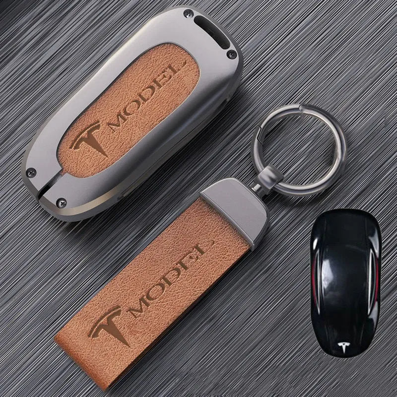 esla Model Y Key Fob Cover - Aluminum Alloy Protective Case