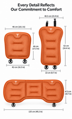 Tesla Model 3/Y/S/X/YL Cooling Ice Silk Seat Cushions – Breathable All-Season
