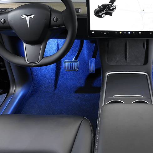 Footwell LED Lights for Tesla Model 3/Y/S/X (4PCS)