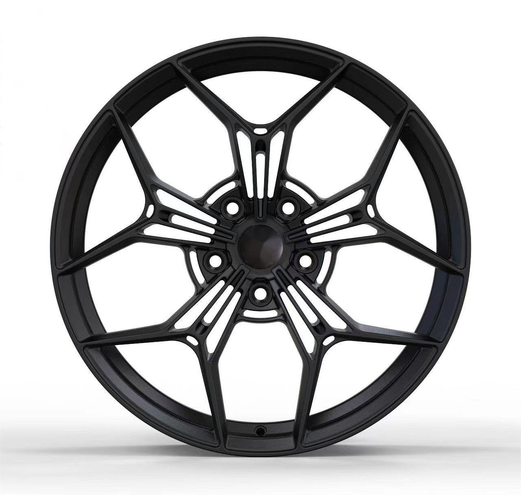 Forged Wheels for Tesla Model 3/Y/S/X 【Style 2(Set of 4)】 Matte black