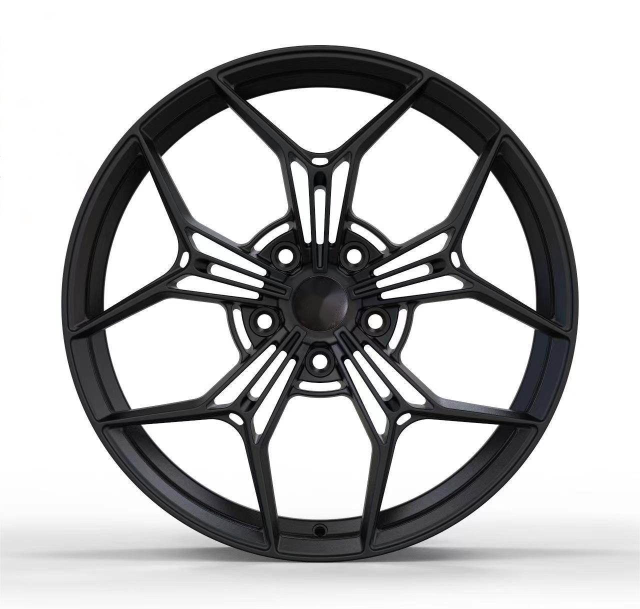 Forged Wheels for Tesla Model 3/Y/S/X 【Style 2(Set of 4)】 Matte black
