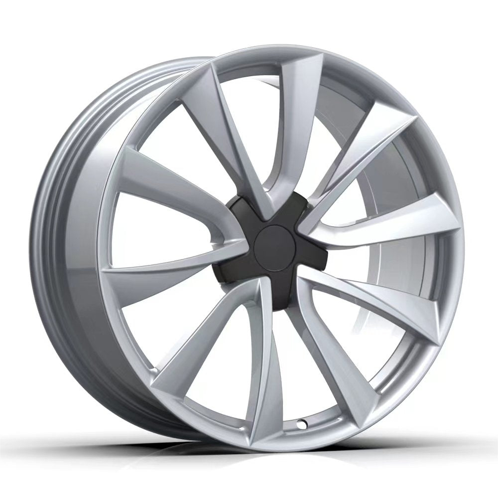 Forged Wheels for Tesla Model 3/Y/S/X 【Style 6(Set of 4)】 Glossy silver