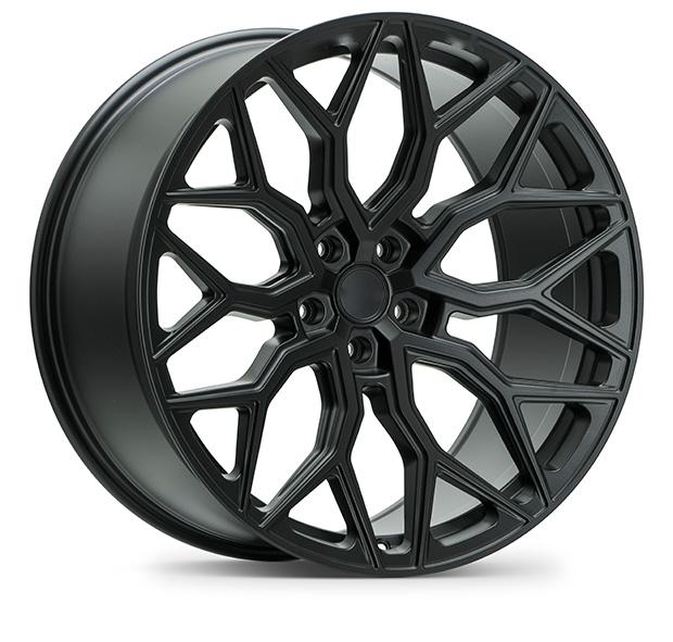 Forged wheels for retrofitting Tesla Model 3/Y/S 【Style 8(Set of 4)】 Satin black
