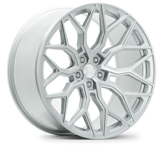 Forged wheels for retrofitting Tesla Model 3/Y/S 【Style 8(Set of 4)】 Satin silver