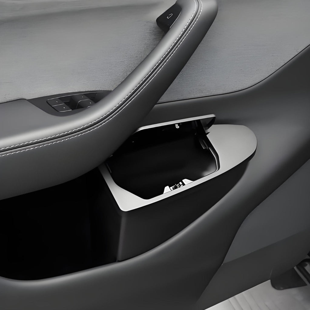 Front Door Trash Can Organizer for Tesla Model Y Juniper (2PCS)