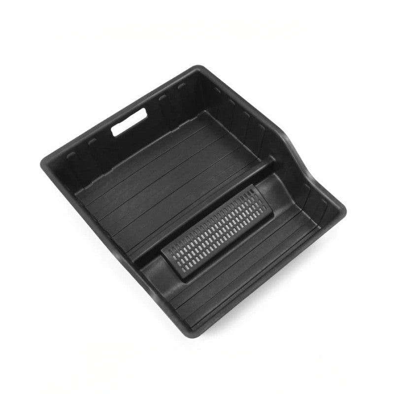 Front Rear Under Seat Storage Box for Tesla Model Y 5-Seater Double-Sided ABS