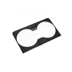 Front Water Cup Frame Dry Carbon Fiber Overlay for Tesla Model S/X 2021+ - Teskay