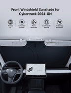 Front Windshield Sunshade for Tesla Cybertruck - Teskay