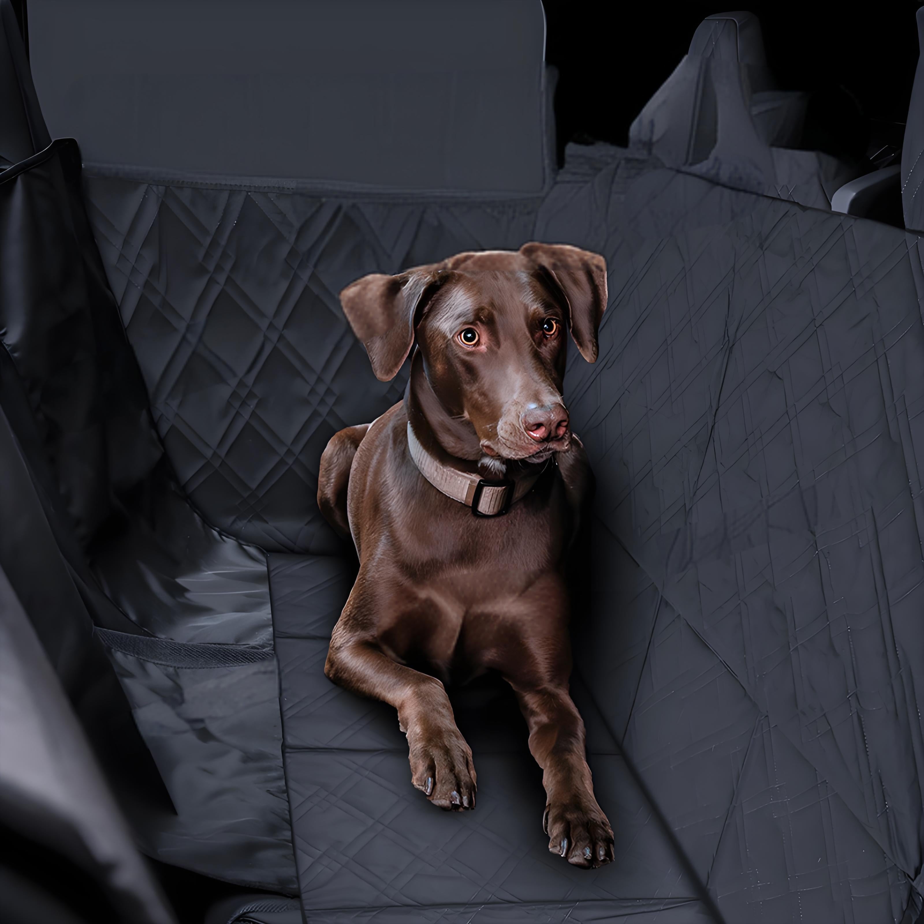 Full-Cover Rear Dog Seat Cover for Tesla Cybertruck - Teskay
