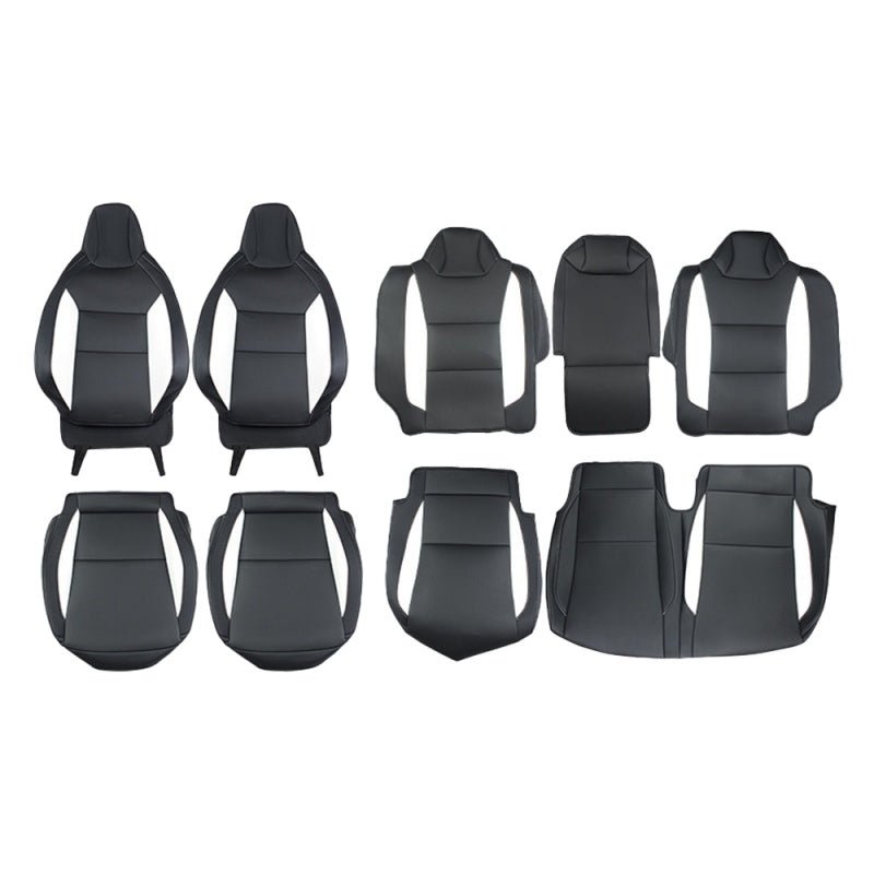Full Leather Seat Covers for Tesla Cybertruck (10 PCS) - Teskay