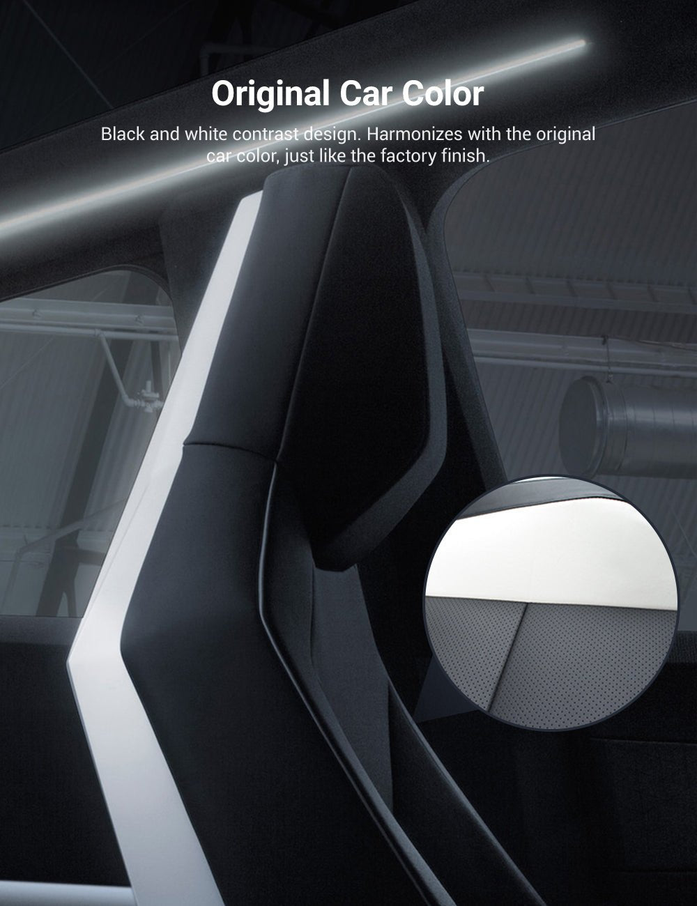 Full Leather Seat Covers for Tesla Cybertruck (10 PCS) - Teskay