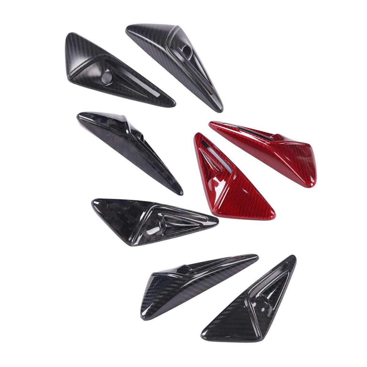 Tesla Model 3/Y Full Carbon Fiber Side Camera Covers - Teskay
