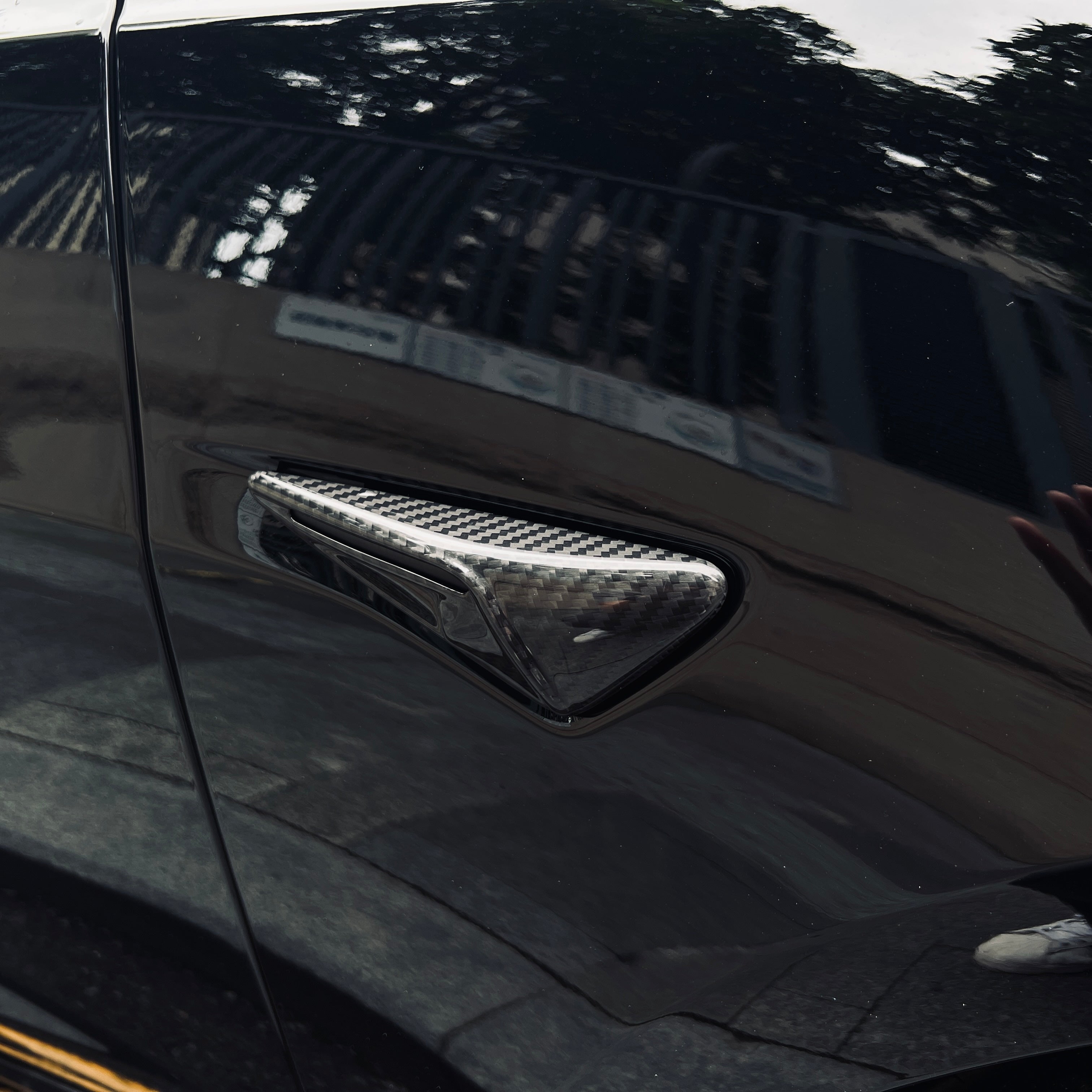Tesla Model 3/Y Full Carbon Fiber Side Camera Covers - Teskay