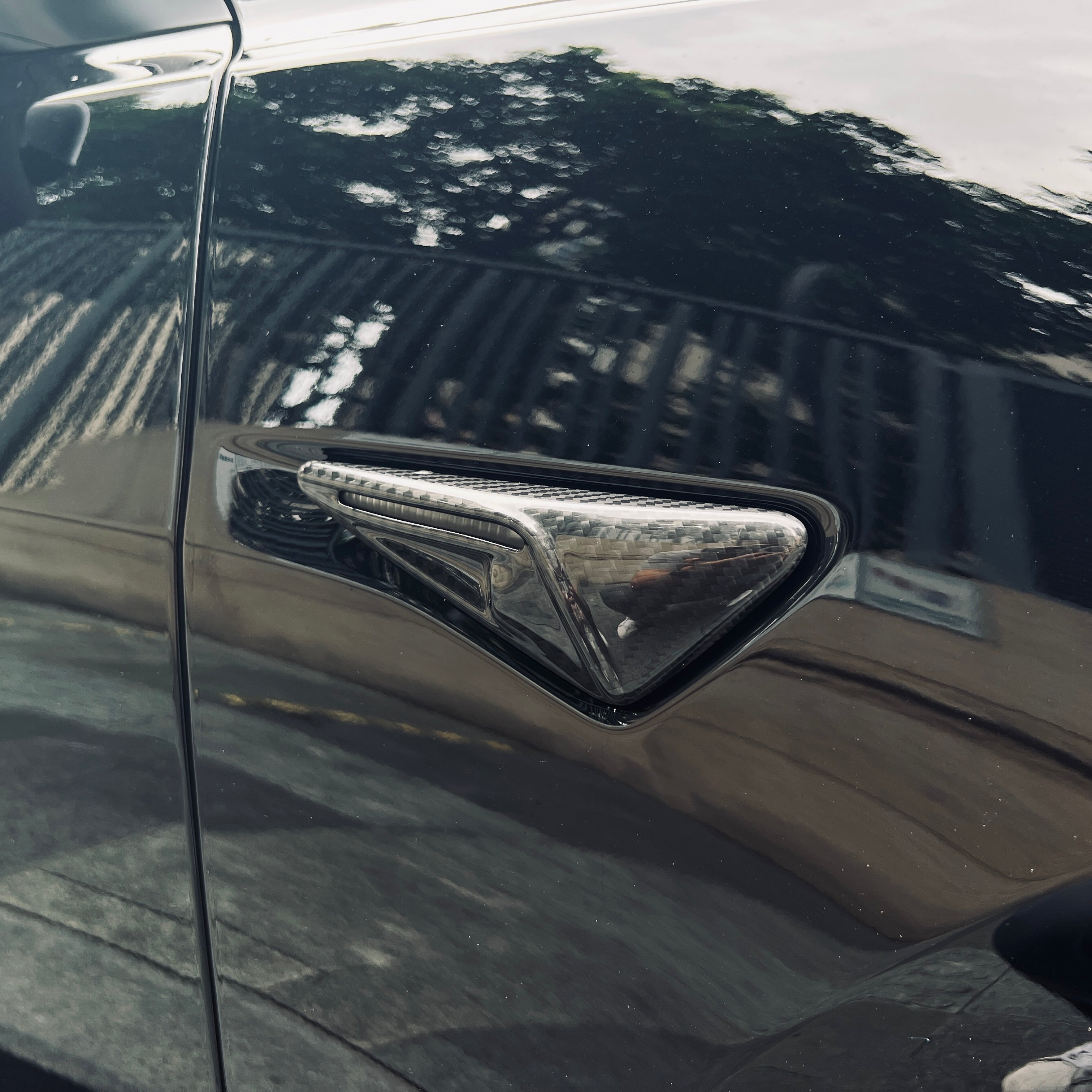 Tesla Model 3/Y Full Carbon Fiber Side Camera Covers - Teskay