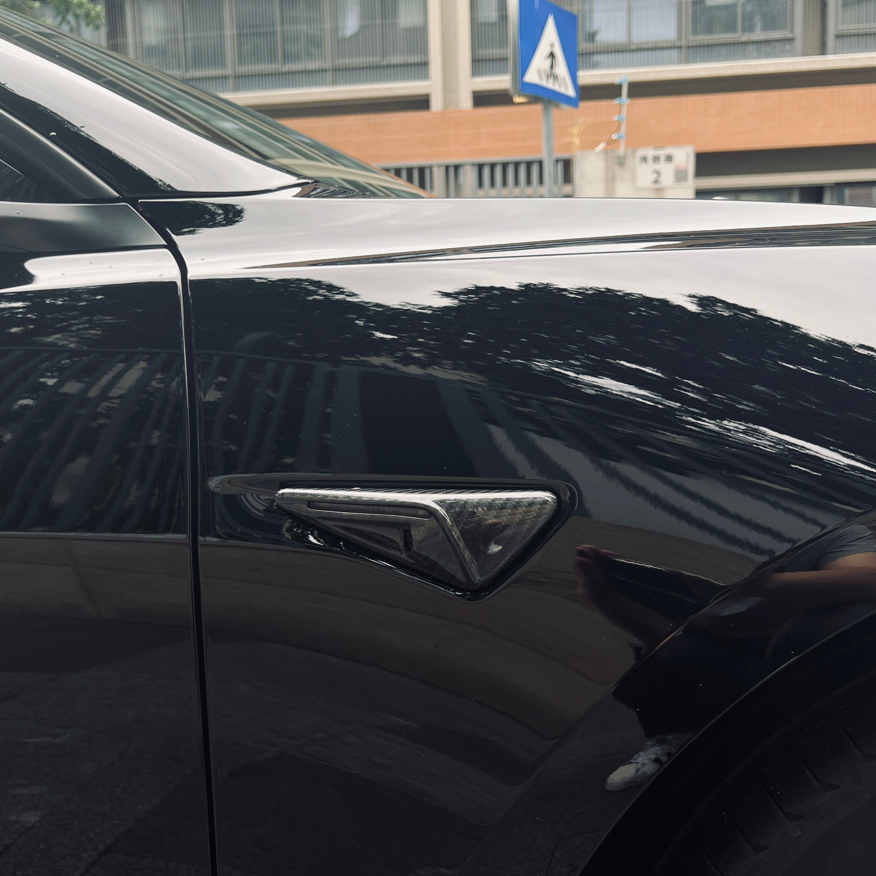 Tesla Model 3/Y Full Carbon Fiber Side Camera Covers - Teskay