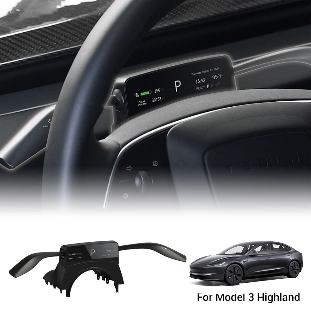 Gear Shift Stalks Heads Up Display for Tesla Model 3 Highland / Model Y Juniper - Teskay
