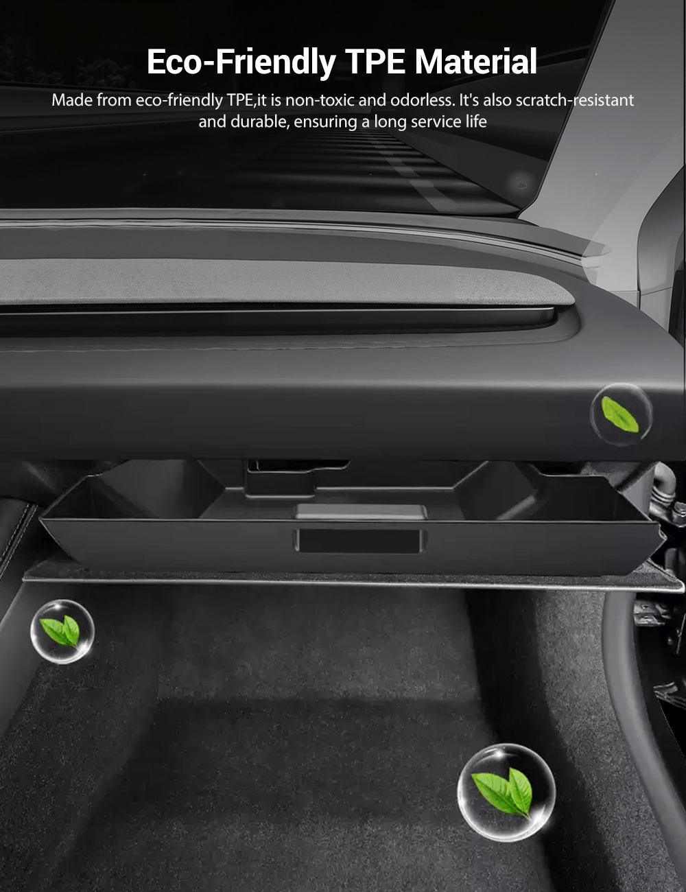 Glove Box Organizer for Tesla Model 3 Highland & Model Y Juniper
